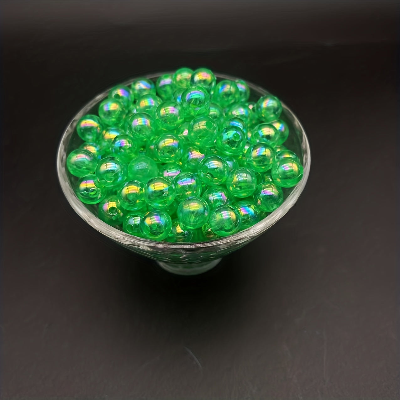 100pcs 8mm Colorful Transparent Beads DIY Jewelry Making