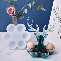 DIY Silicone Resin Mold Storage Boxes With Deer Handicraft Mold Kit