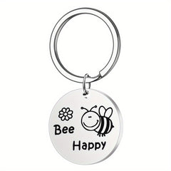Boys Cartoon Bee Pendant Keychain Decorative Accessories Gift