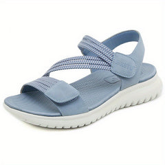 Women's Comfy Flat Sports Sandals Hook & Loop Strap Casual Outdoor Sandals