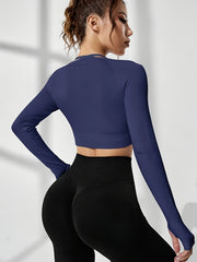 Ribbed Slim Fit Yoga Top Women's Activewear
