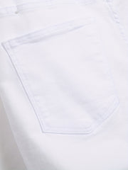 Men's Ripped Denim Shorts Casual Street Style Distressed Stretch Denim Shorts