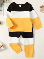 Toddler Baby Boy Outfit Long Sleeve Sweatshirt Pants Set