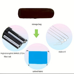 Moistureproof Waterproof Sun Protection Tent for Outdoor Camping