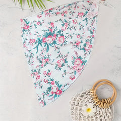 Print Tie Side Stretchy Cover Up Skirt Wrap Beach Coverup