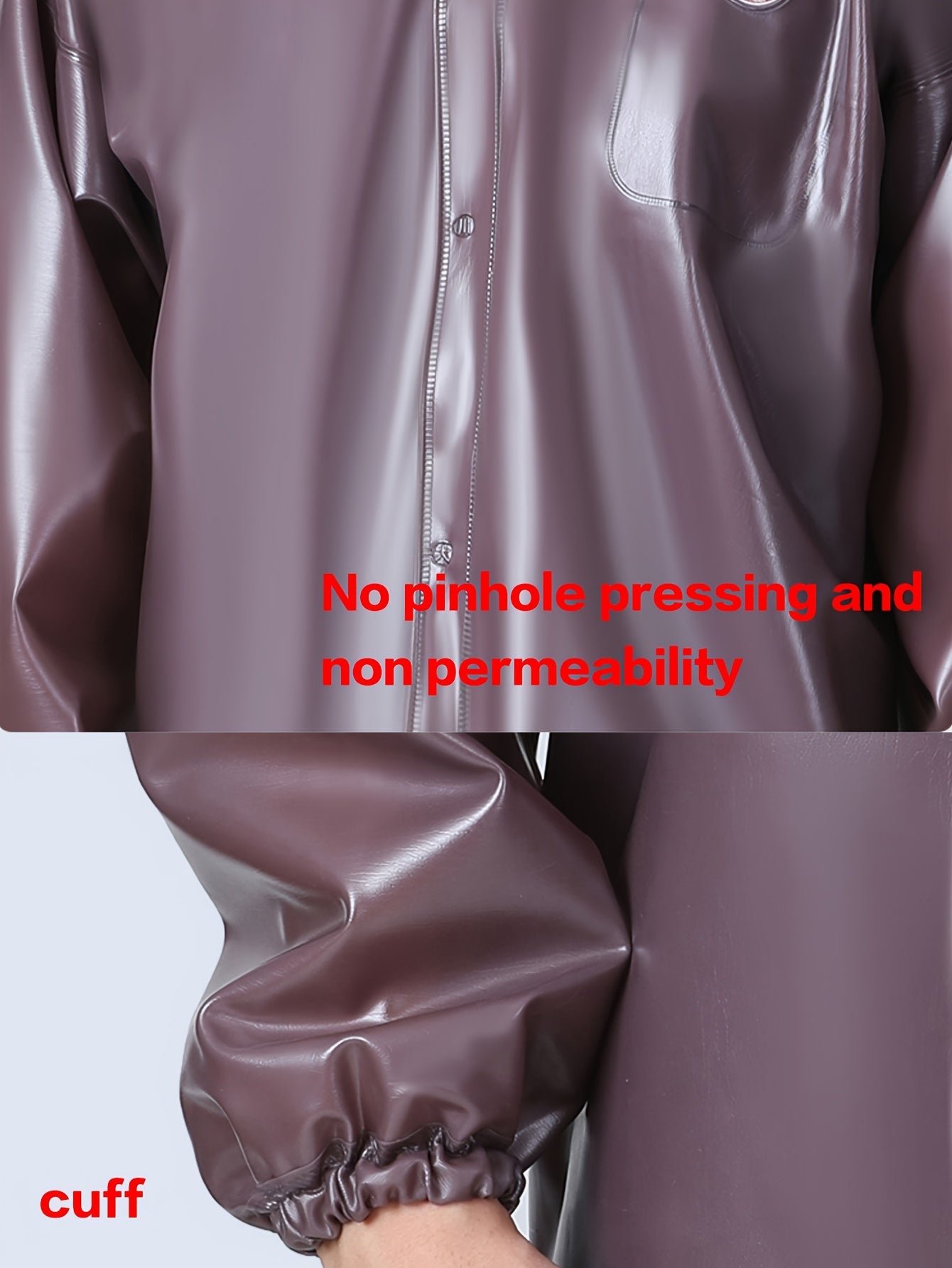 Windproof Rain Set, High Elastic Thick Raincoat & Pants, Outdoor Cycling Hiking