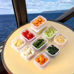 3pcs Plastic Refrigerator Storage Box Set with Lid
