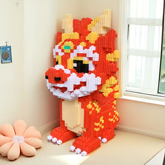 5000pcs Qilin Assembly Building Blocks for Home Decoration Gift