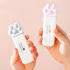 Mini Cat Claw Pill Organizer with 3 Compartments