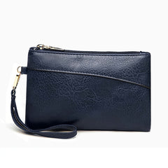 Women's Retro Faux Leather Wallet Clutch Bag