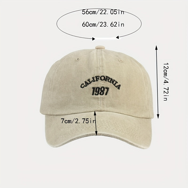 Men's Duck Tongue Hat Baseball Cap for Spring and Summer 1987