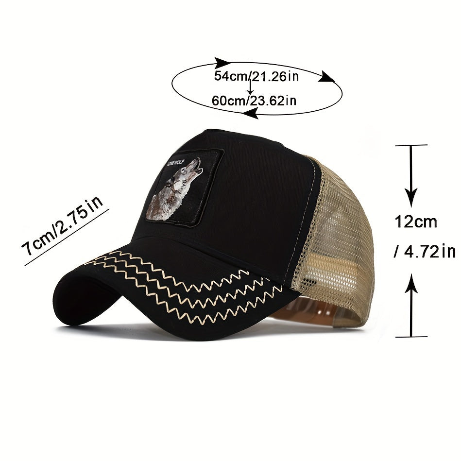 Animal Baseball Cap Sunscreen Men Women Truck Hip Hop Cap