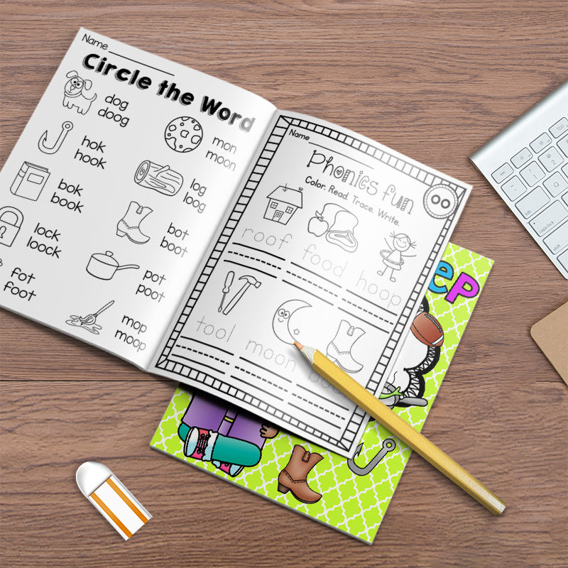 Phonics Workbook: Master 'OO' Word Families