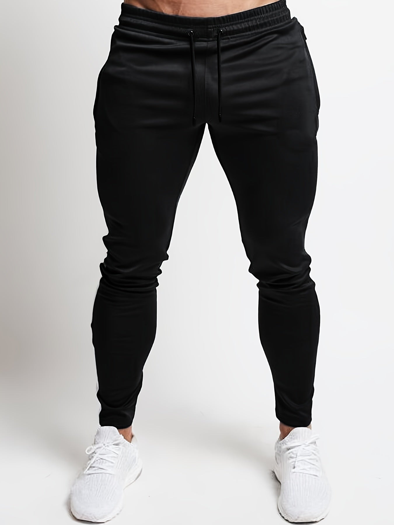 Men's Slim Fit Drawstring Sports Casual Pants