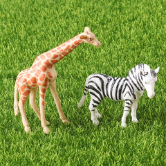 12pcs Realistic Wild Animal Figures Set for Christmas Birthday Easter