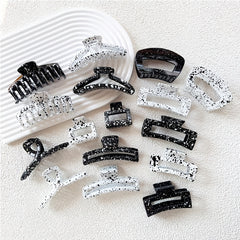 Ink Hair Claw For Girls Strong Grip Jaw Clip For Thick Hair 8pcs