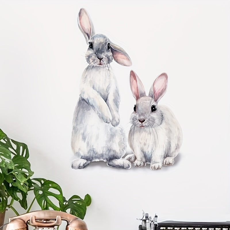 Cute Rabbit Wall Sticker 30x40cm