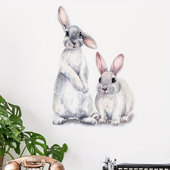 Cute Rabbit Wall Sticker 30x40cm