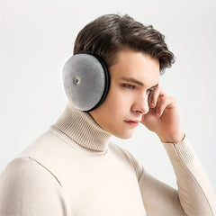 Plush Earmuffs with Built-in Earpiece Winter Warmers