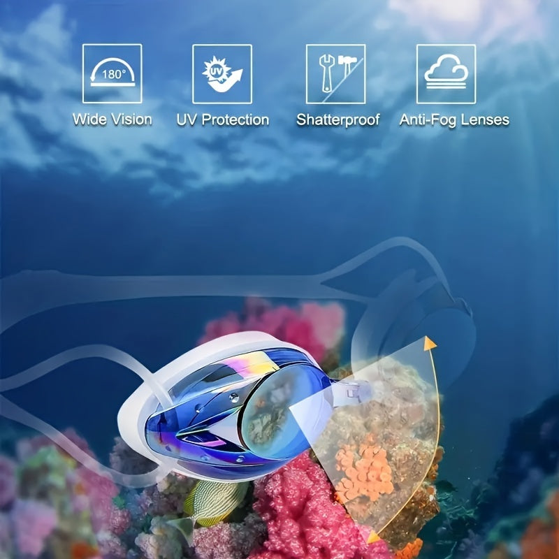 Anti-fog & Anti-UV Swimming Goggles Unisex Leak-proof
