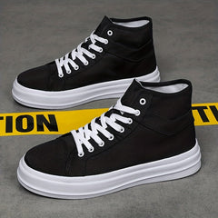 Women's Canvas High Top Lace Up Board Shoes