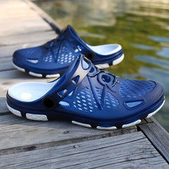 Women's Breathable Hole Shoes Round Toe Slippers