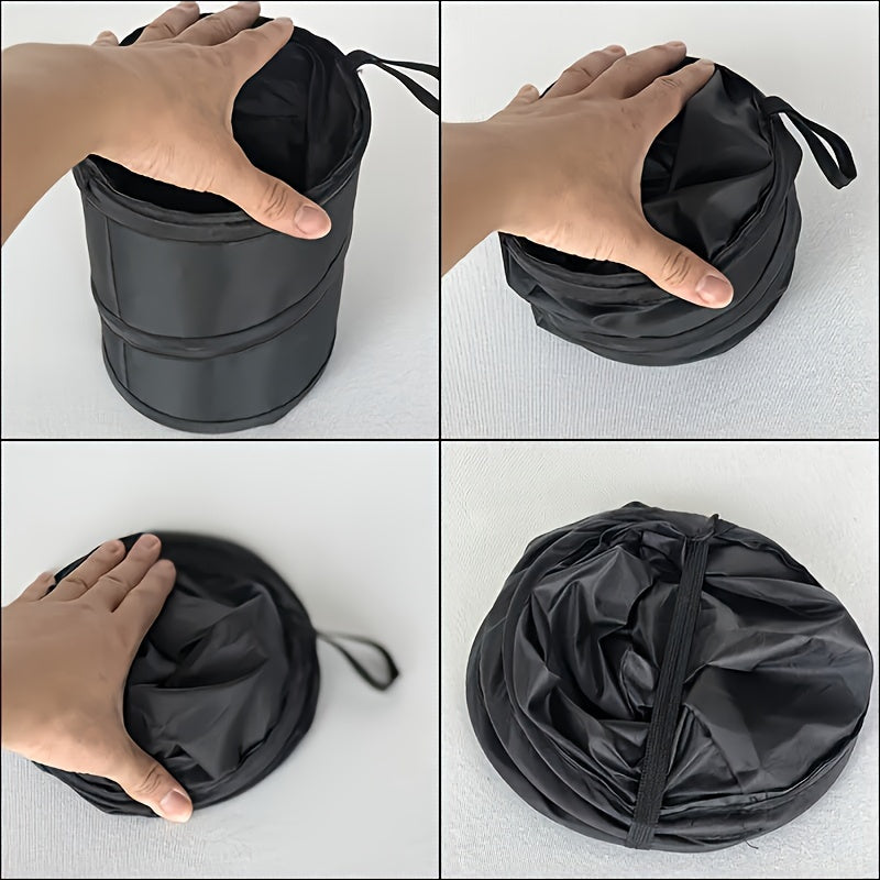 Foldable Car Garbage Bin Universal Car Seat Back Hanging