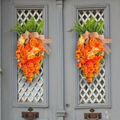 Carrot Flowers Upside Down Tree Spring Decoration