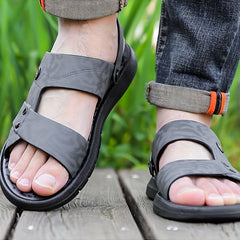 Men's Open Toe Sandals Non Slip Outdoor Hiking Beach Shoes