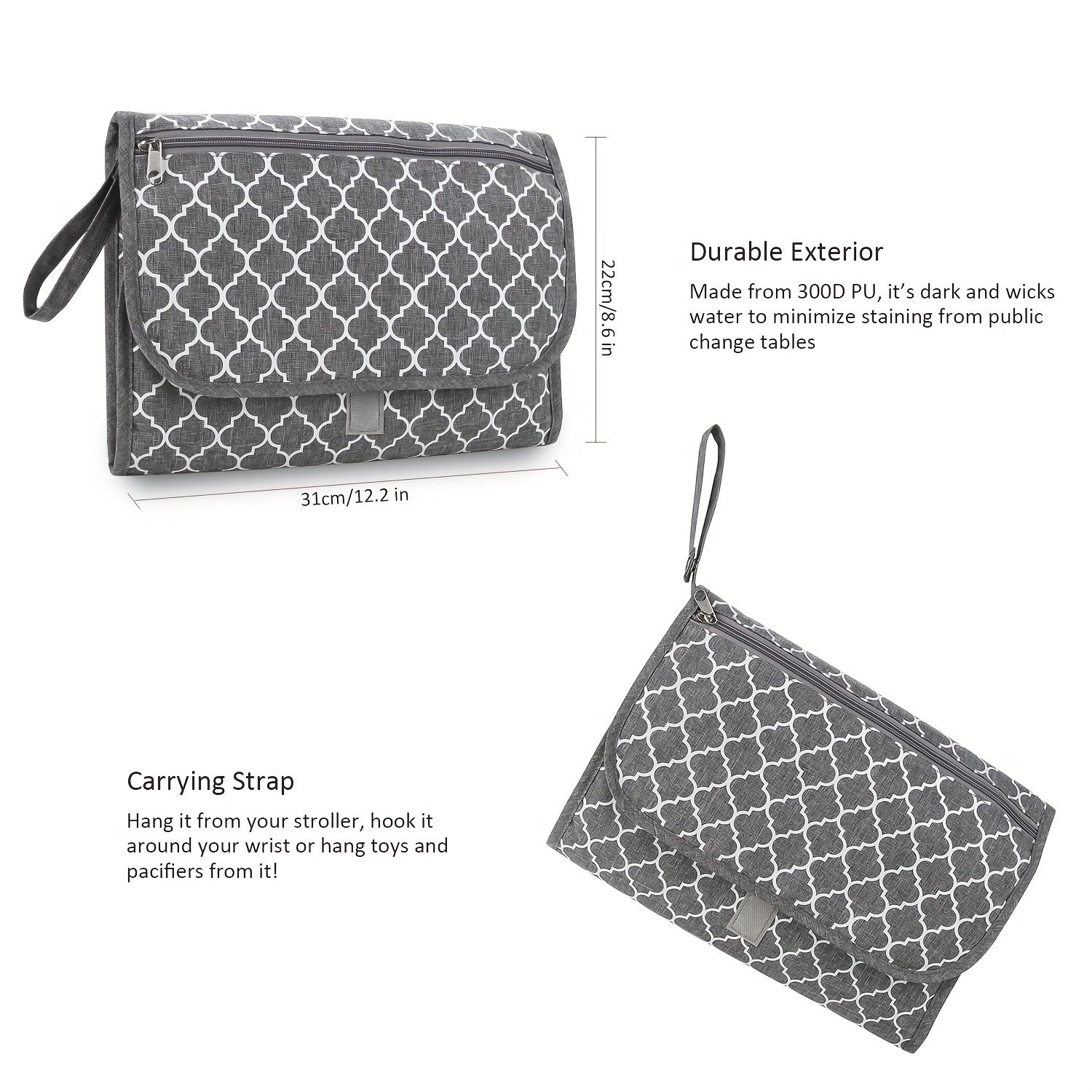 Smart Portable Diaper Changing Pad for Travel