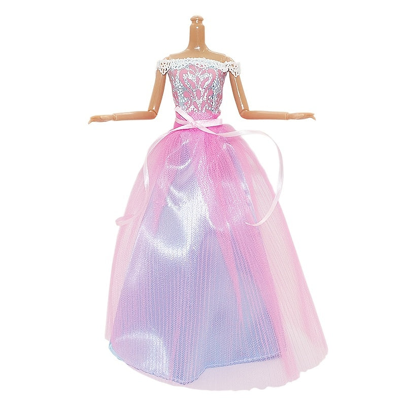 Long Evening Dress Skirt For Barbie&BJD Doll Sexy 29 Doll Accessories