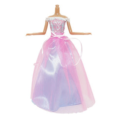 Long Evening Dress Skirt For Barbie&BJD Doll Sexy 29 Doll Accessories
