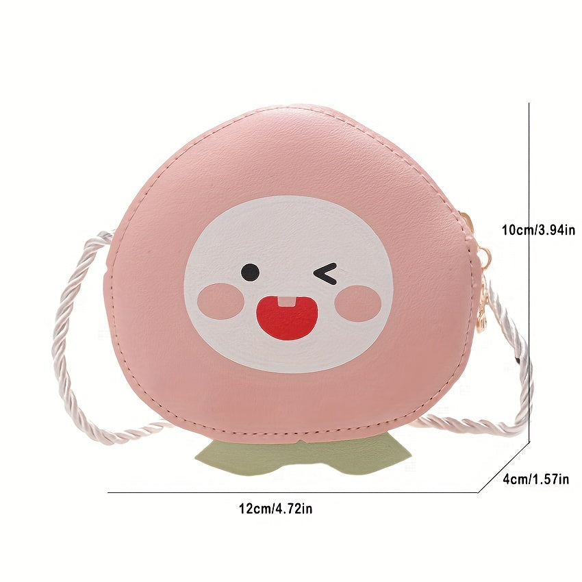 Kids Fruit Crossbody Bag Mini Coin Purse for Girls