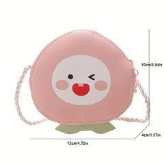 Kids Fruit Crossbody Bag Mini Coin Purse for Girls