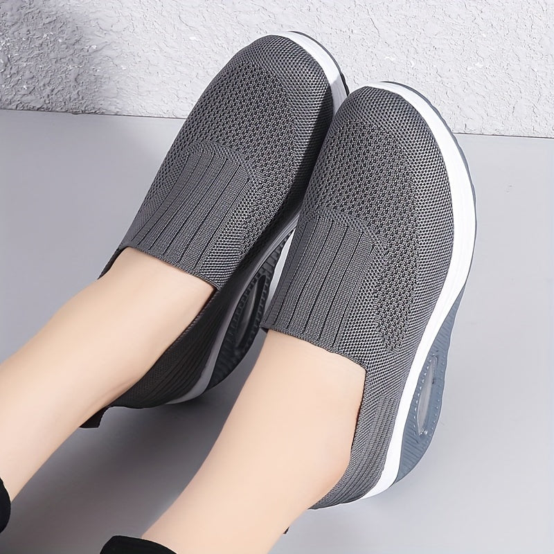 Breathable Slip-on Air Cushion Sneakers for Women