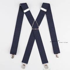 Suspenders For Men Set Adjustable 1 37 Inch Wide X Shape Wedding Suit Accessorie