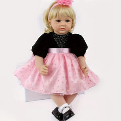 22 Inch Reborn Doll Soft Vinyl Silicone Lifelike Reborn Baby Toddler Toy