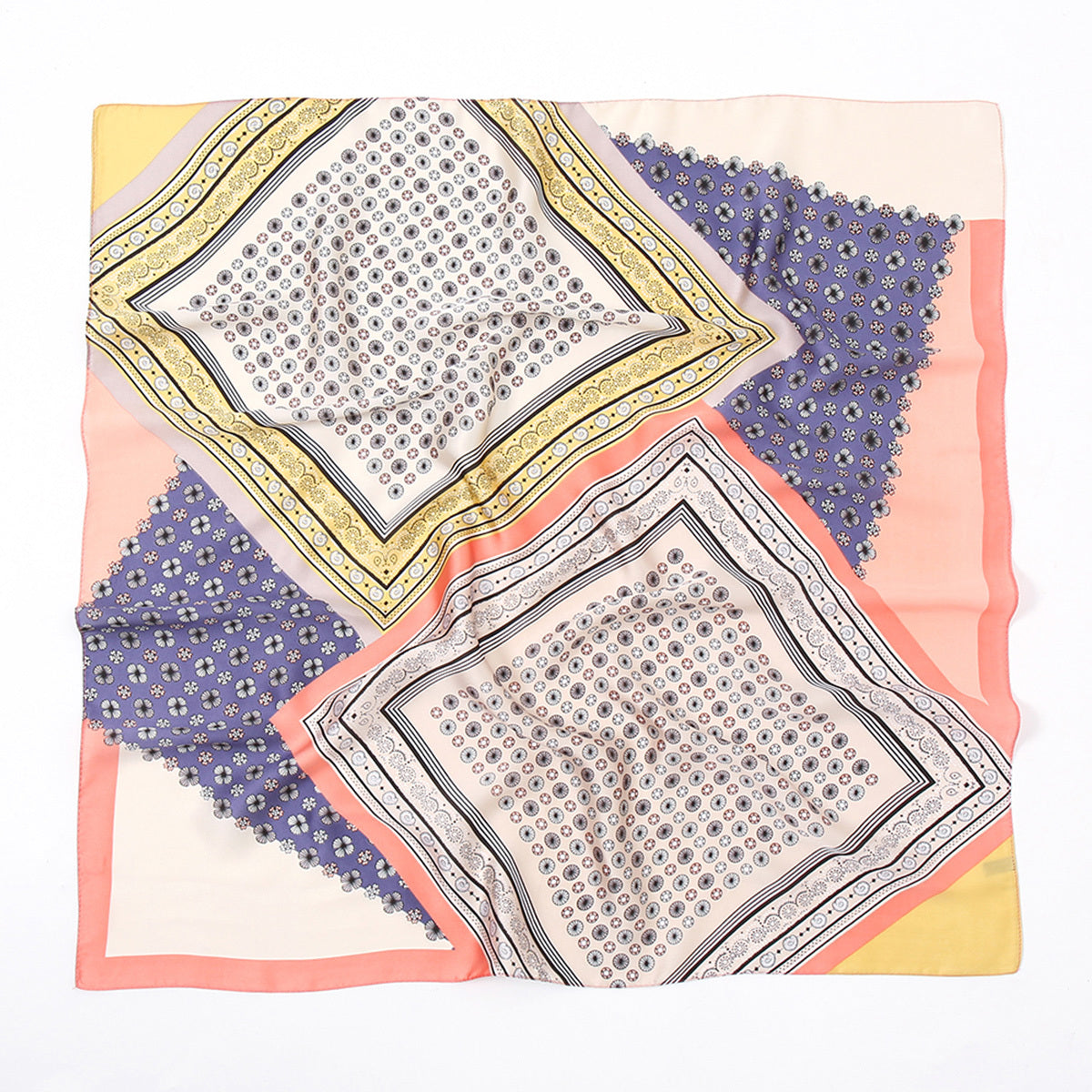 Square Tissue Women's Shirt Decoration Tissue Thin Scarf