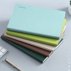 1pc PU Soft Leather Thickened Notebook 96 Sheets
