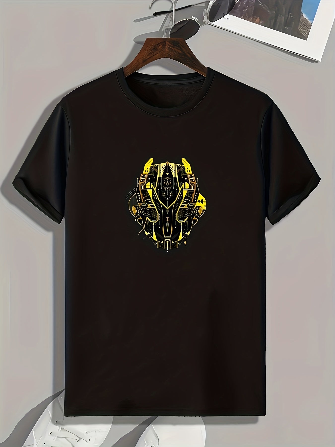 Pattern Men's Graphic T shirt Comfy Summer Tees Mens Clothing