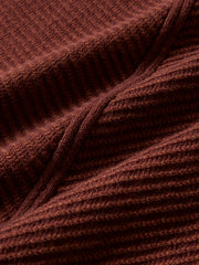 Ribbed Knit Sweater Long Sleeve Crew Neck Pullover for Fall Winter Spring