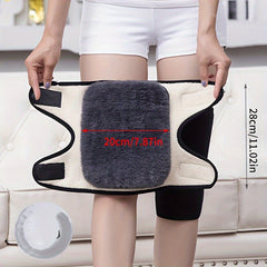 Warm Knee Pads Double Layer Cashmere Winter Riding Wind Cold