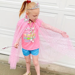 3pcs Princess Cape Set Dress up Costumes for Birthdays & Halloween