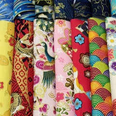 50pcs Japanese Style Cotton Fabric PreCut - DIY Sewing Supplies for Patchwork