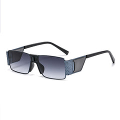 Small Frame Square Sunglasses Black