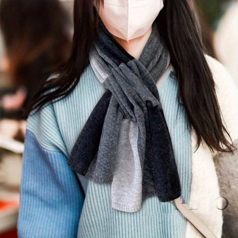 100% Goat Velvet Scarf Neck Warmer for Women Girls