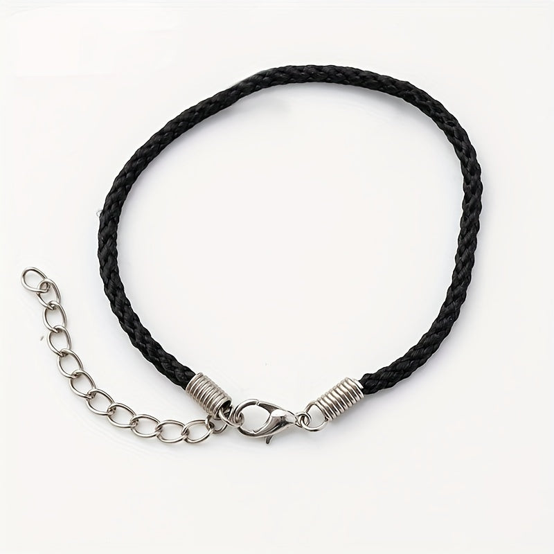 1pc Braided Solid Sports Bracelet Outdoor Couple Wristband