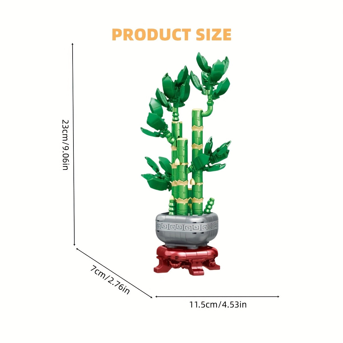 1000 pcs Bamboo Building Blocks Adult Collection Office Decoration