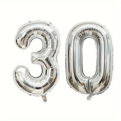 2pcs 81 28 Cm Number Foil Balloons Birthday Party Decor Supplies