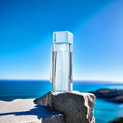 Square Water Cup Portable Leakproof Heat Resistant Plastic Bottle
